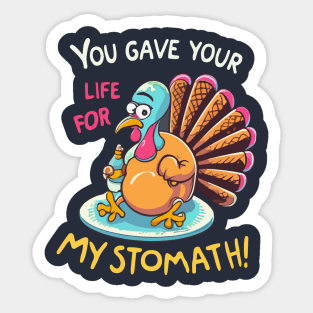 Thanksgiving turkey Sticker